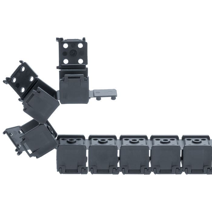 Openable drag chain E1 series igus® plastic / modular