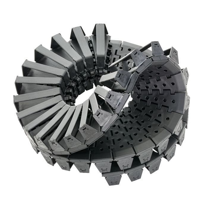 Snapopen drag chain TwisterBand series igus® plastic / spiral