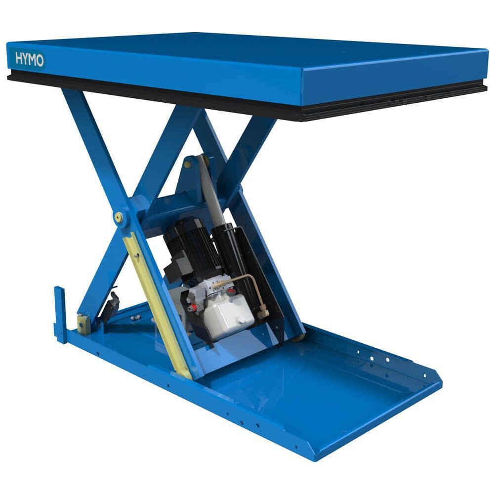 Scissor lift table - EAX series - HYMO - hydraulic / stationary / loading