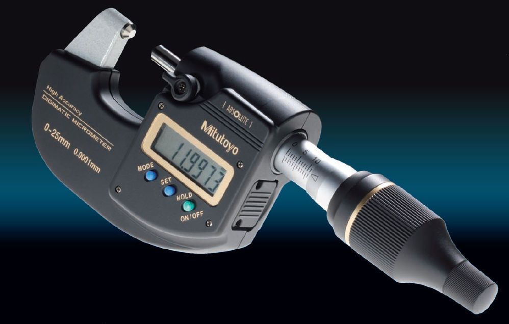 Outside micrometer 293, QuantuMike 293, 22720x, 40625x series MITUTOYO digital / ratchet