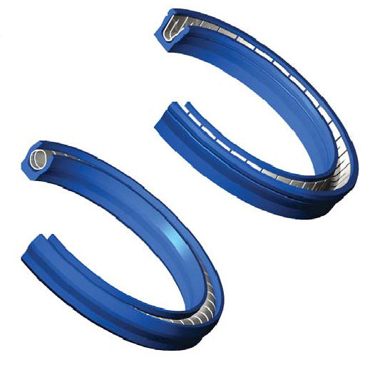 Lipped seal max. 330 °C (625 °F) MSE® GREENE TWEED spring