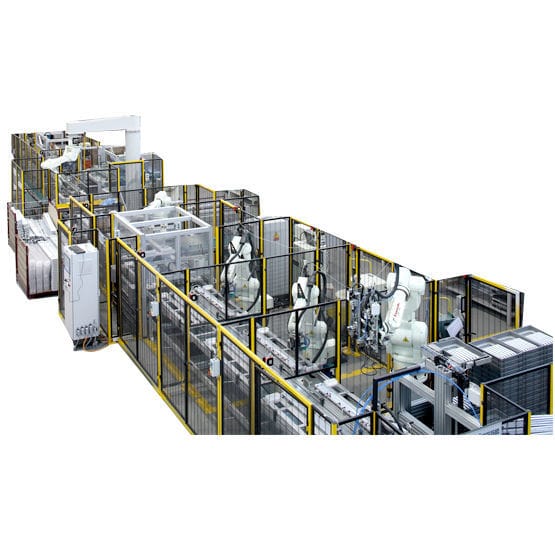 Fully-automatic assembly line - SYSTEM ROBOT AUTOMAZIONE - robotic ...