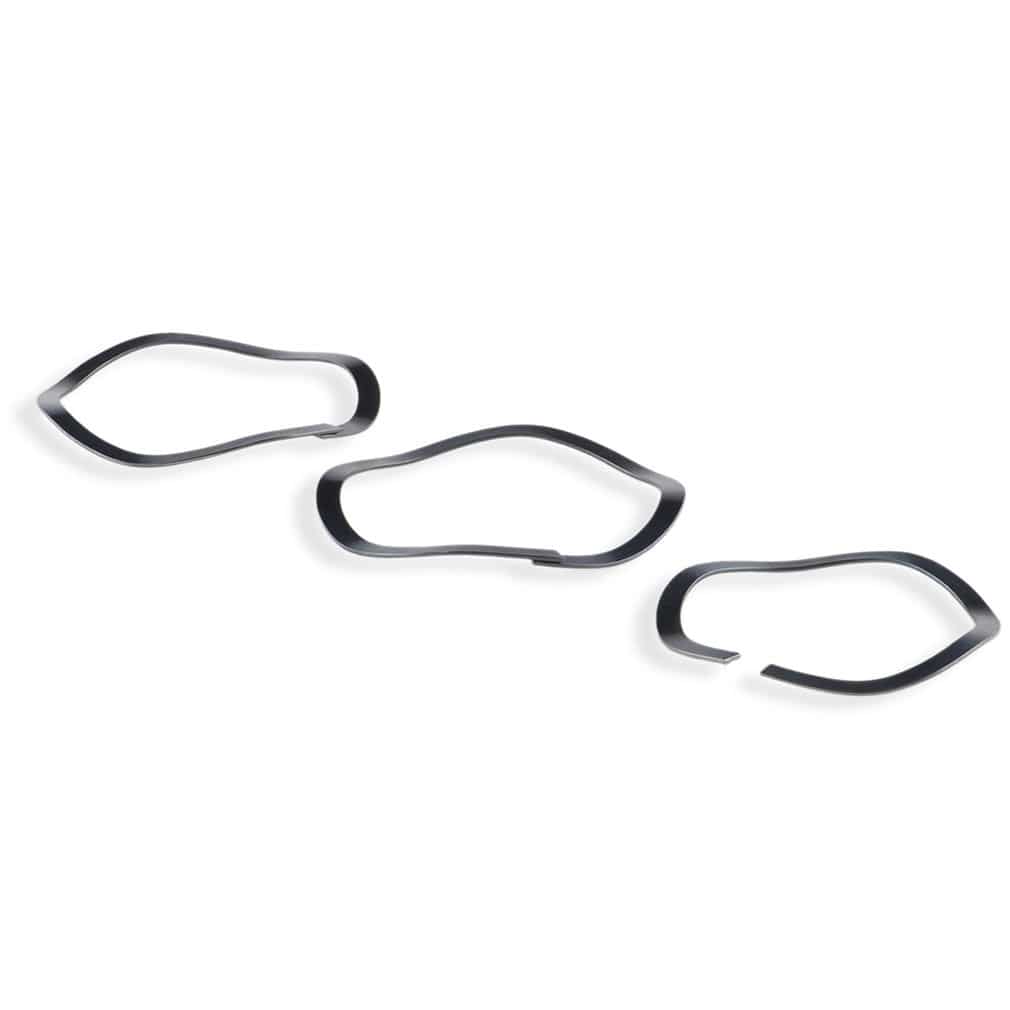 Compression spring Ondufil™ series BORRELLY SPRING WASHERS wave / stainless steel / for
