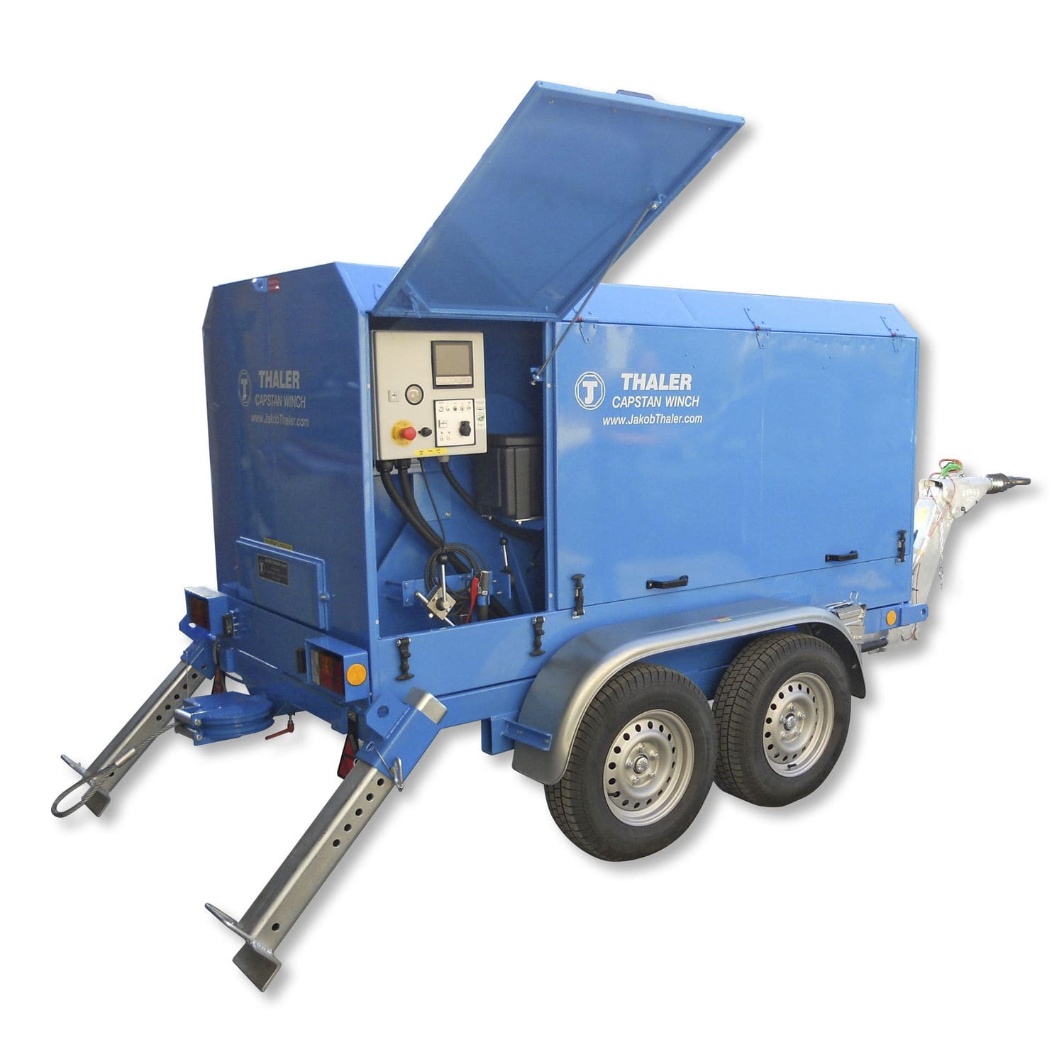 Diesel engine capstan winch 6000 Jakob Thaler GmbH for cables