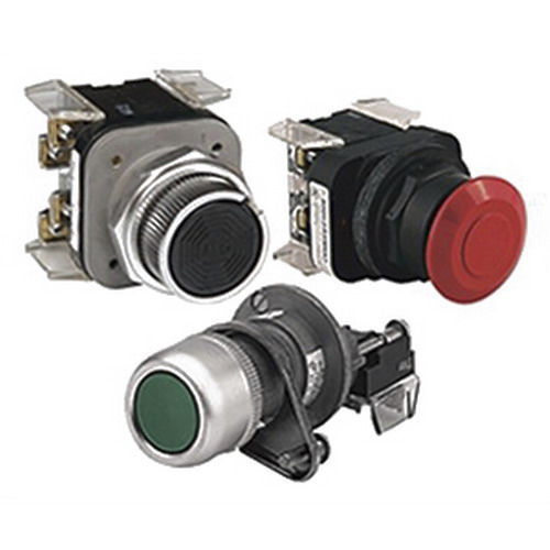 Spring pushbutton switch 800T Allen Bradley rugged / corrosionresistant / watertight