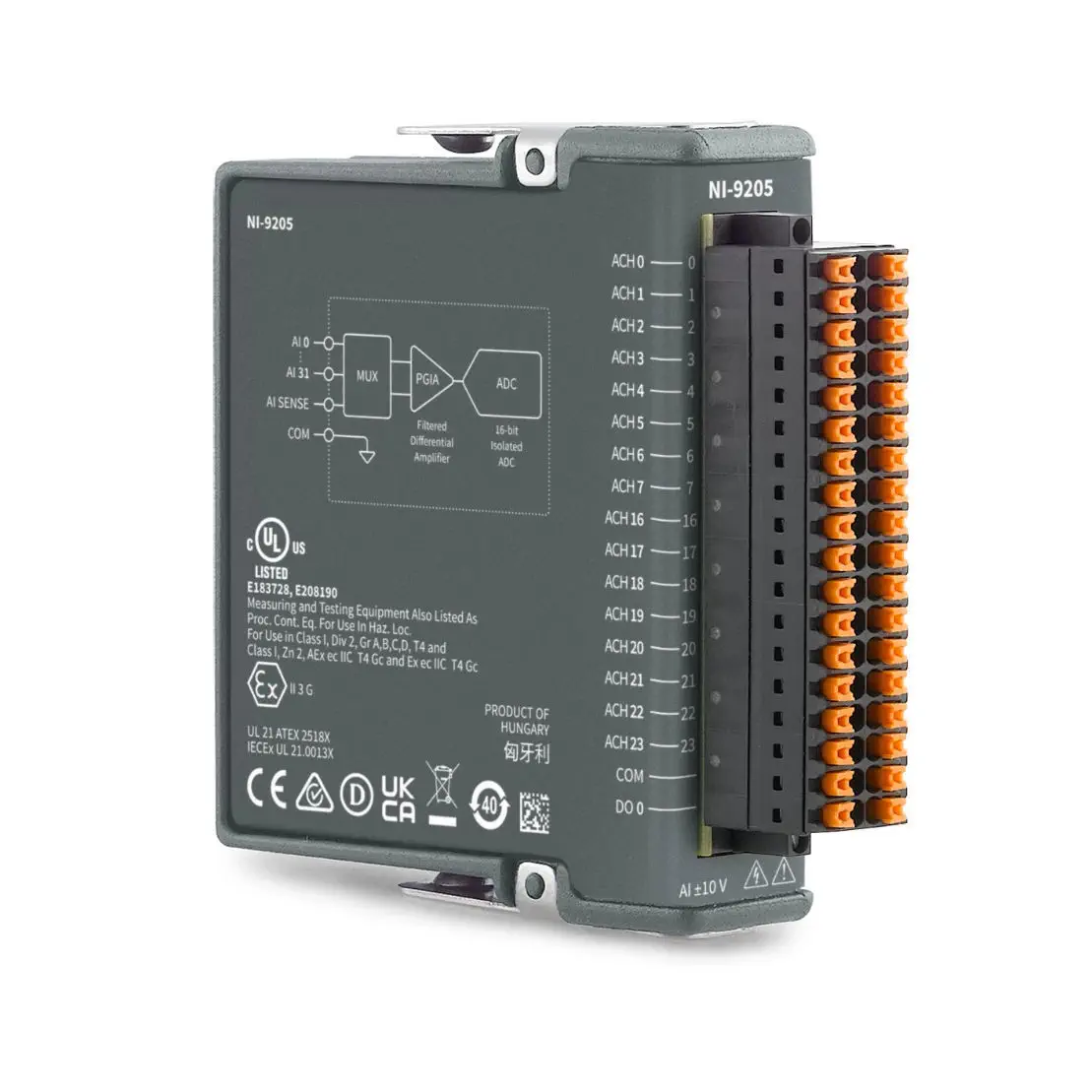 Analog input module - NI-9205 - NATIONAL INSTRUMENTS - safety