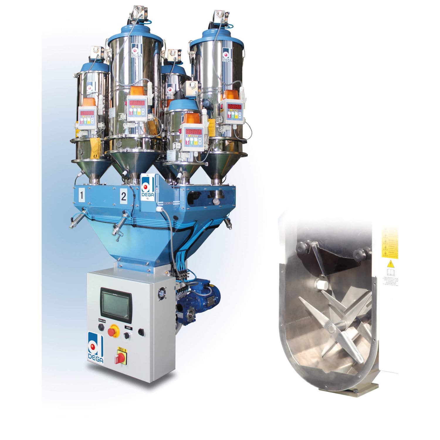 Powder dosing unit GDM Dega S.p.A. granules / gravimetric / for