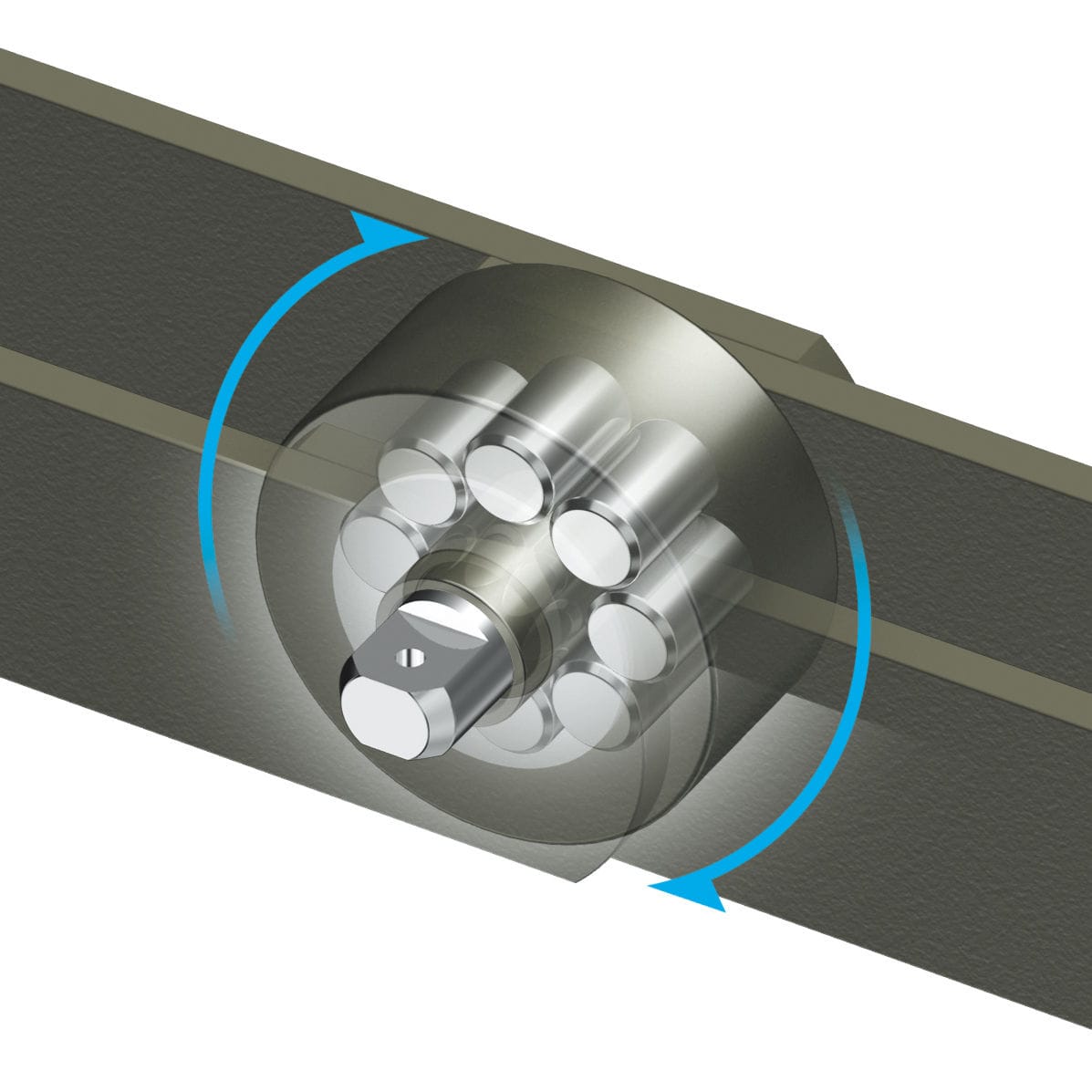 Steel conveyor chain BR, BF Series Tsubakimoto Chain roller / for