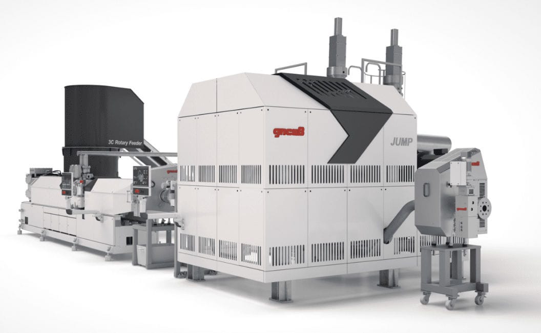 PET recycling line OMNIboost Gneuß Kunststofftechnik GmbH reactor