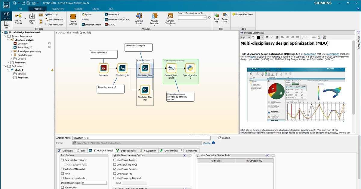 Simcenter Software Design software - Simcenter HEEDS - Siemens PLM Software - analysis ...