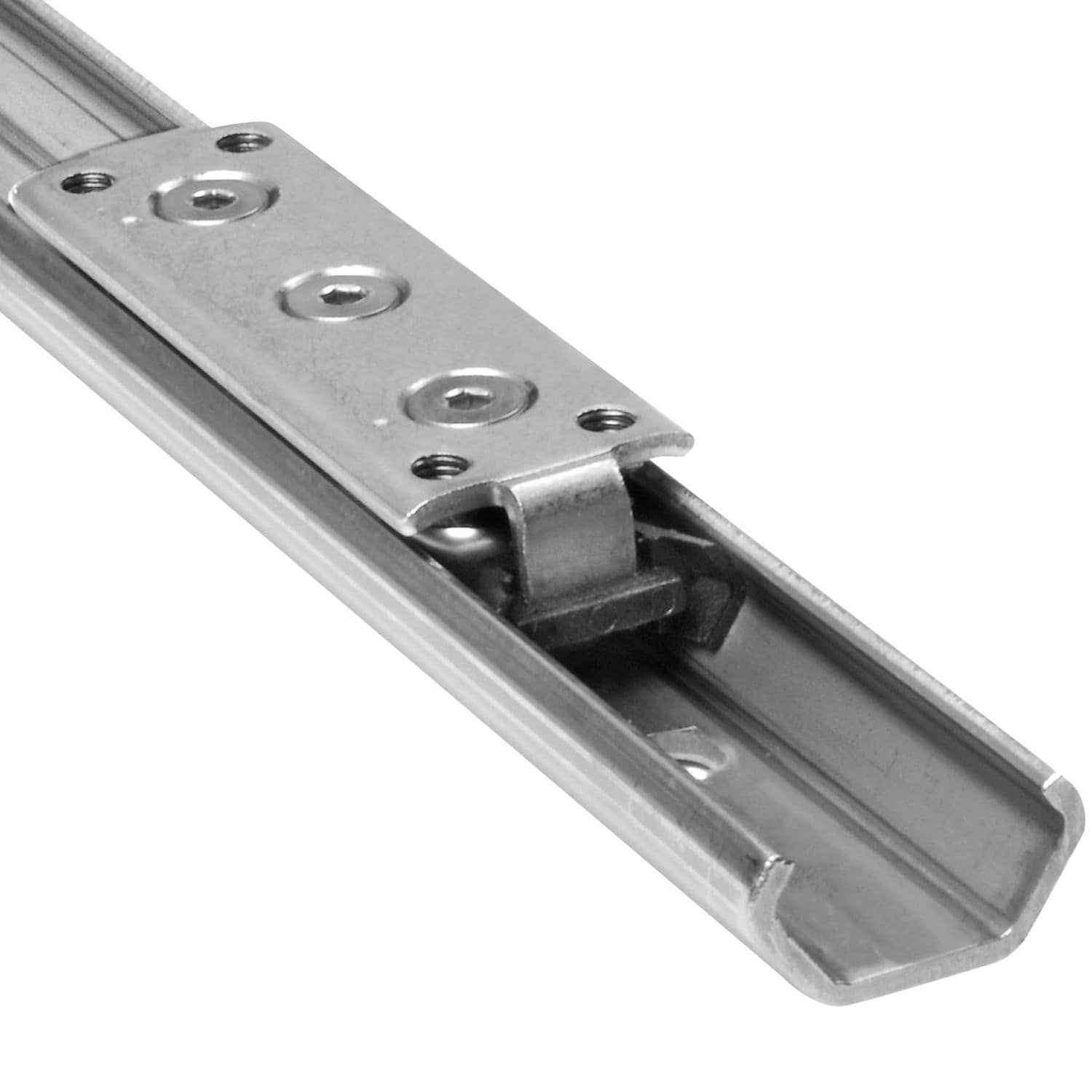 Skate wheel linear guide TEX Rollon stainless steel / adjustable / corrosionresistant