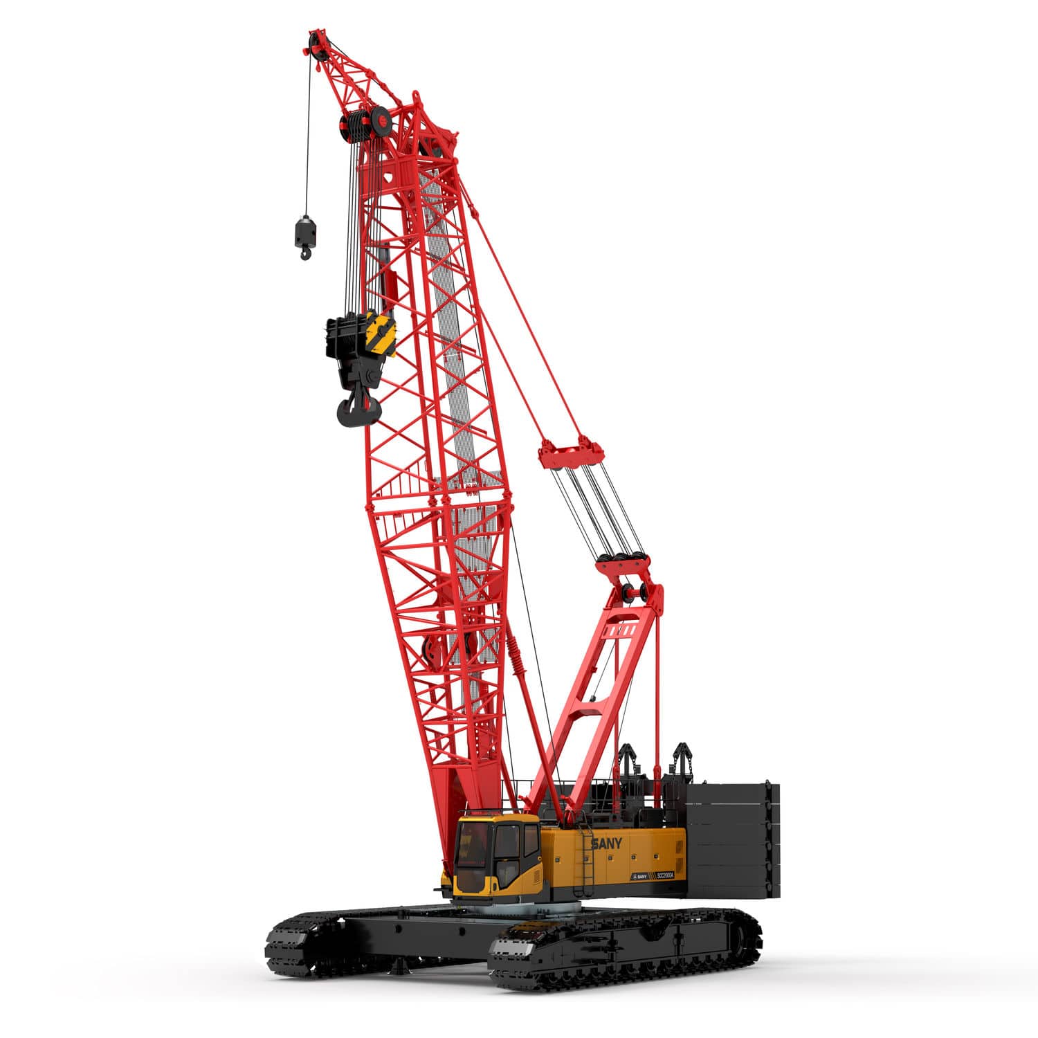 Crawler crane - SCC2800A - SANY - boom / lattice / for construction