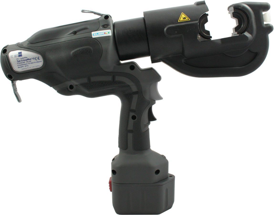 Hydraulic crimping tool / for cable lugs / batteryoperated PressMax