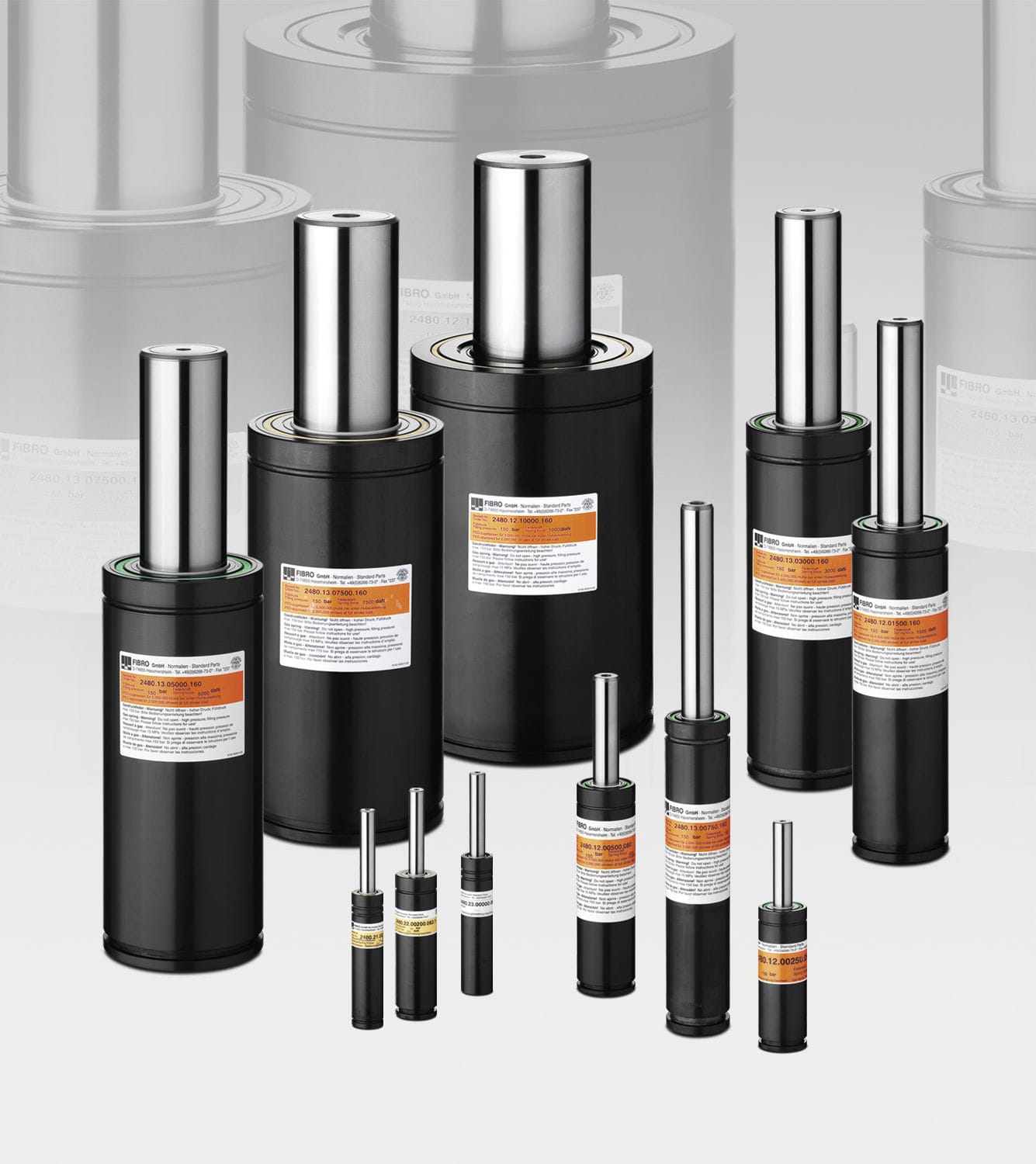 Compression gas spring FIBRO GmbH compact / for industrial use