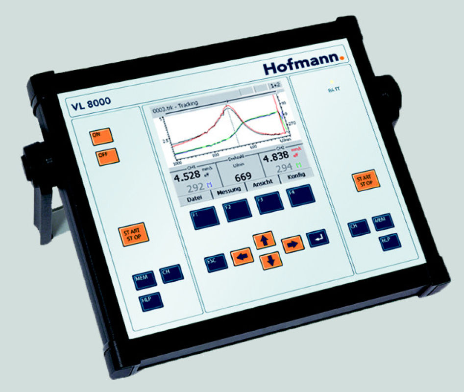 Balancing vibration meter VL 8000 American Hofmann Corporation