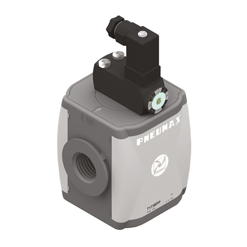 Electronic pressure switch Serie Airplus PNEUMAX panelmount / for air / aluminum