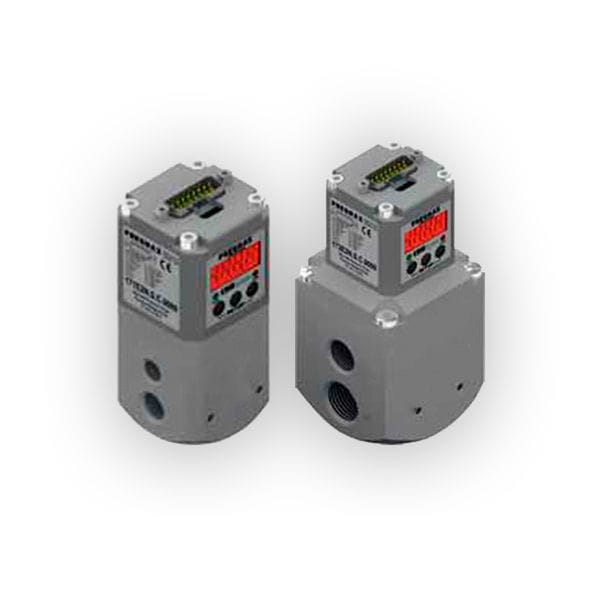 Air pressure regulator 1700 series PNEUMAX diaphragm / singlestage / analog