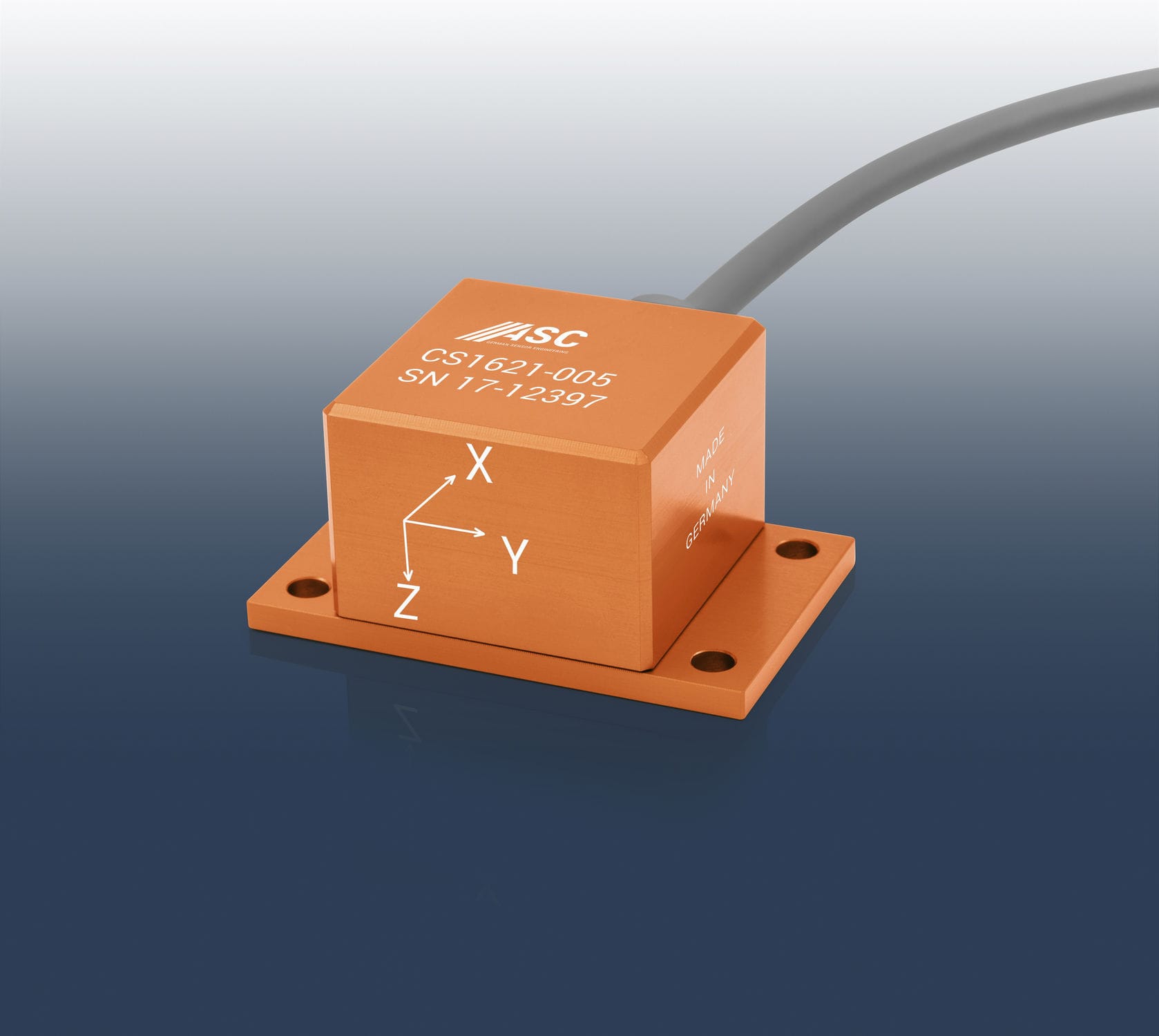 Triaxial acceleration sensor ASC CS1611LN ASC MEMS / capacitive