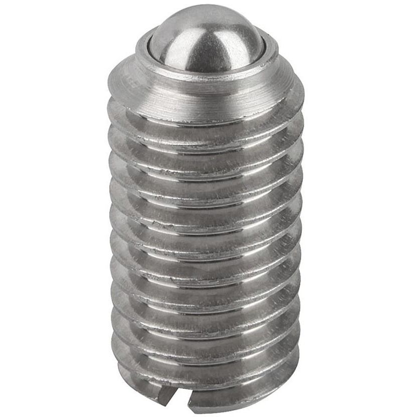 Spring ball plunger - 03010 series - Fixtureworks - stainless steel