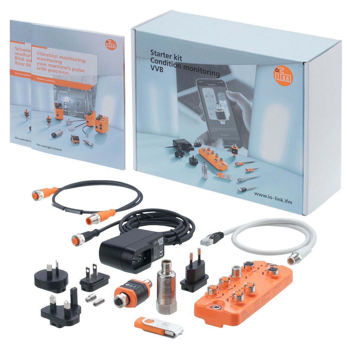 IOLink starter kit ZZ0809 ifm electronic for vibration measurement