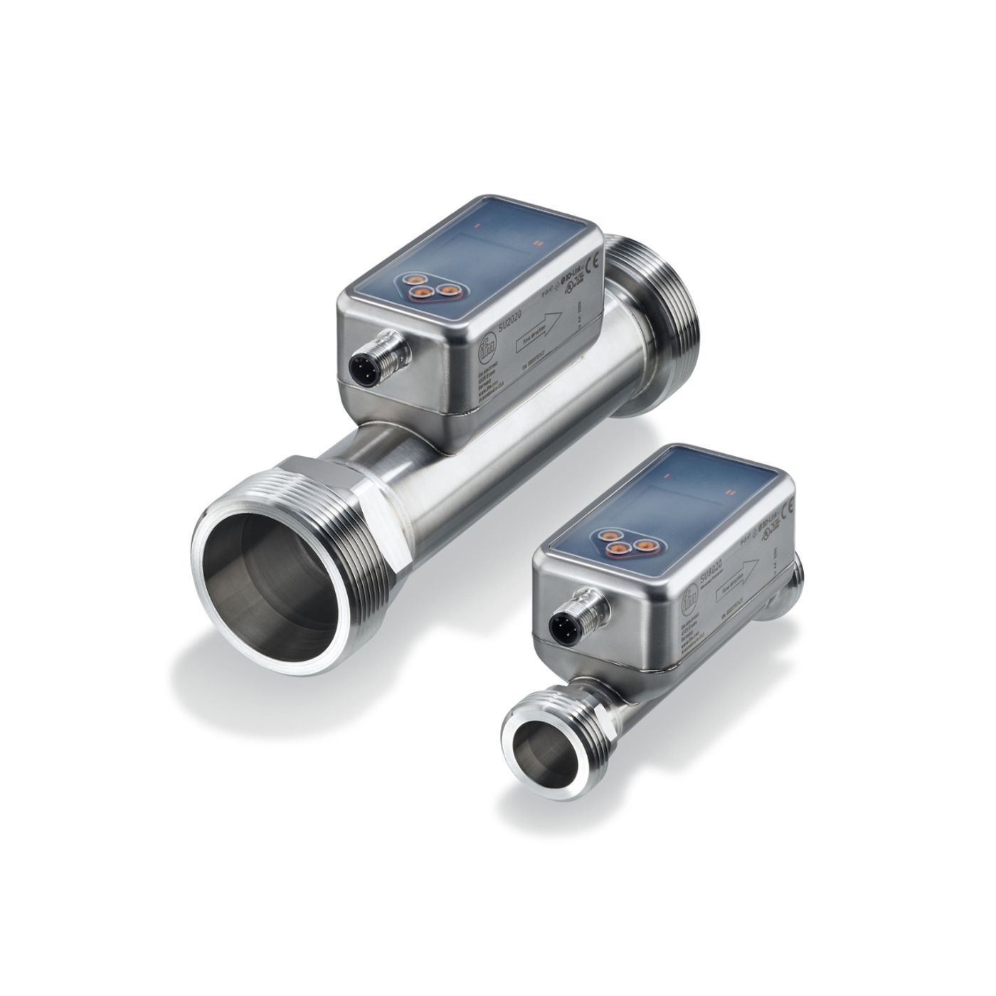 Ultrasonic flow sensor SU6020 ifm electronic for water / high