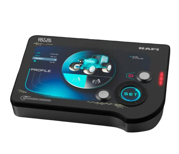 Hmi Rafi HMI terminal with touch screen - FLEXSCAPE - RAFI GmbH & Co. KG - handheld