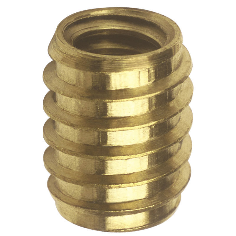 Threaded insert series 10 SPIROL selftapping / brass / round
