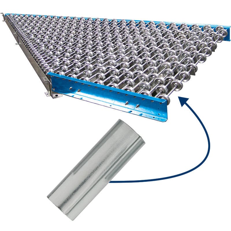 Conveyor spacer CS100 series SPIROL galvanised steel / sleeve
