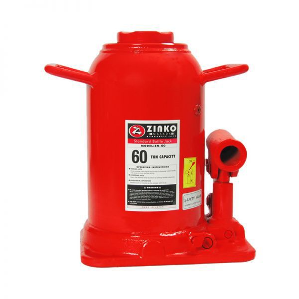 Hydraulic jack - ZN-60 - Zinko Hydraulic Jack - bottle / 60 tons ...