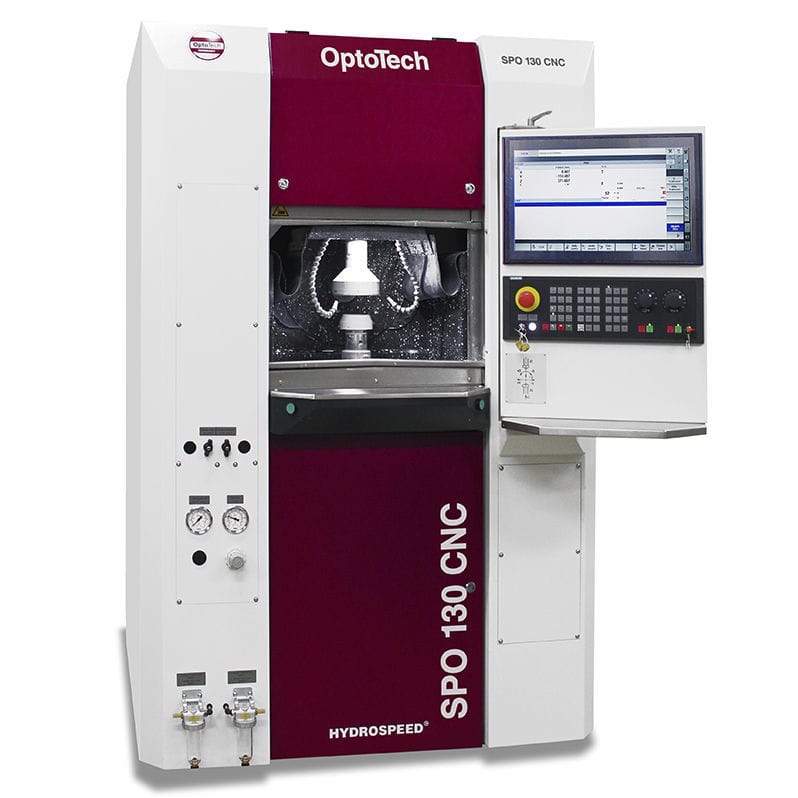 Lens polishing machine SPO series OptoTech for glass / for