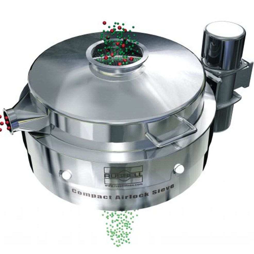 Food industry sieve Airlock Sieve™ Russell Finex for