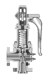 Steam safety valve - 4200 - Farris Engineering - plug