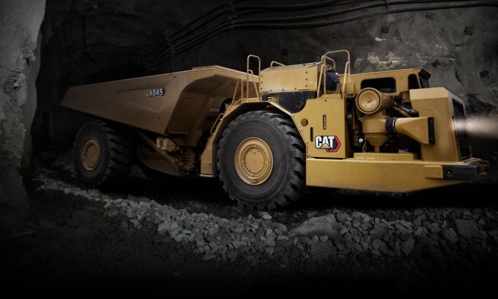Articulated dump truck - AD45 - Caterpillar Global Mining - diesel