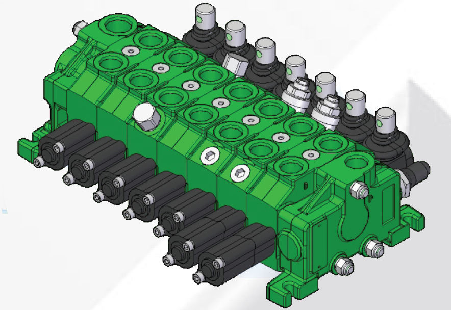 Spool hydraulic directional control valve VD6A SALAMI manual