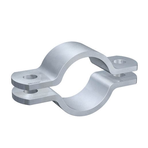 Screw pipe clamp DIN3567A108W1 STAUFF metal / stainless steel