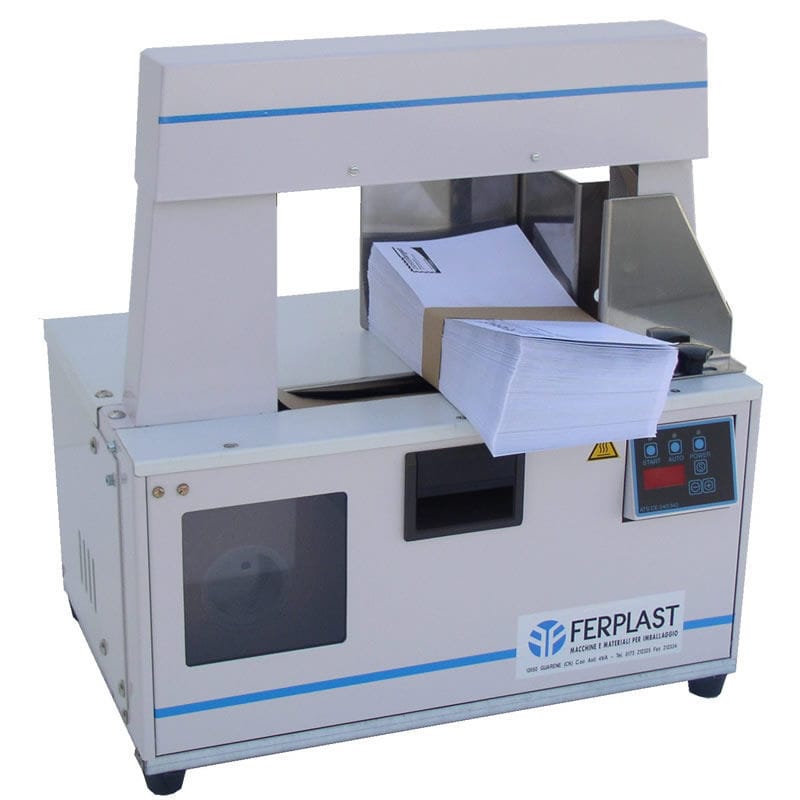 Tabletop banding machine ATS 240 PRO Ferplast mobile / automatic / for small boxes
