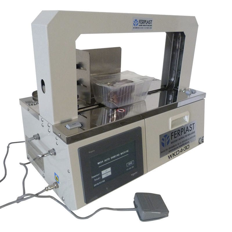 Tabletop banding machine FPWK 0430TOUCH Ferplast mobile / automatic / with touch screen