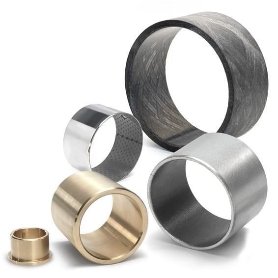Flange bushing P series SKF PTFE / POM / solid bronze