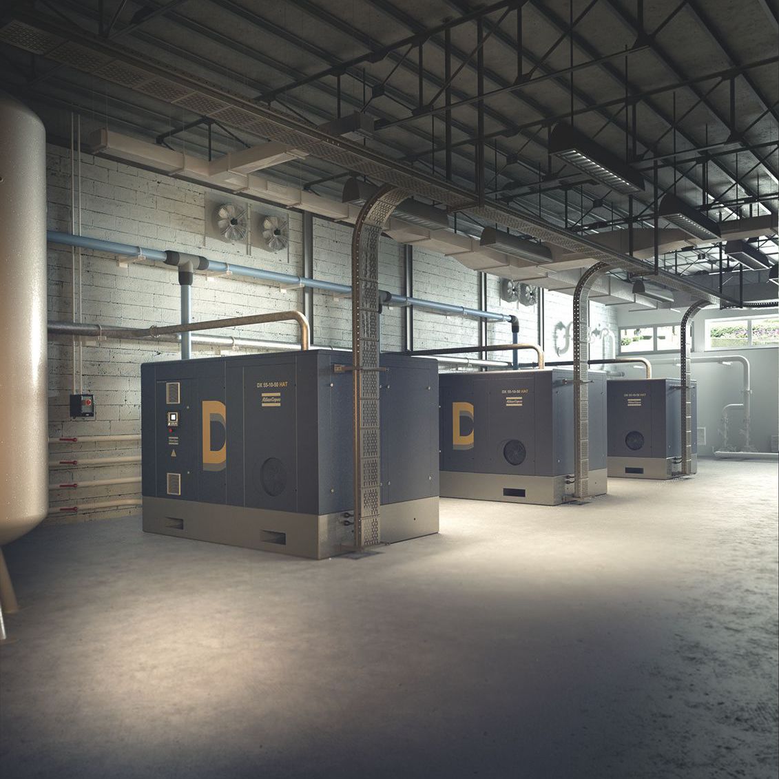 Reciprocating pressure booster DX Atlas Copco Compressors