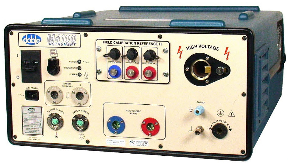 Inductance type measuring instrument 0 12 kV M4100 Doble Lemke capacitance / earth