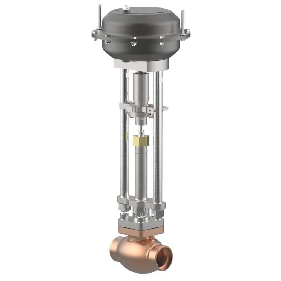 Cryogenic valve 01313 HEROSE globe / pneumaticallyoperated