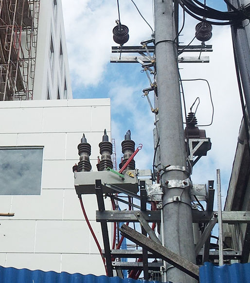 Automatic disconnect switch / outdoor / overhead / epoxyinsulated