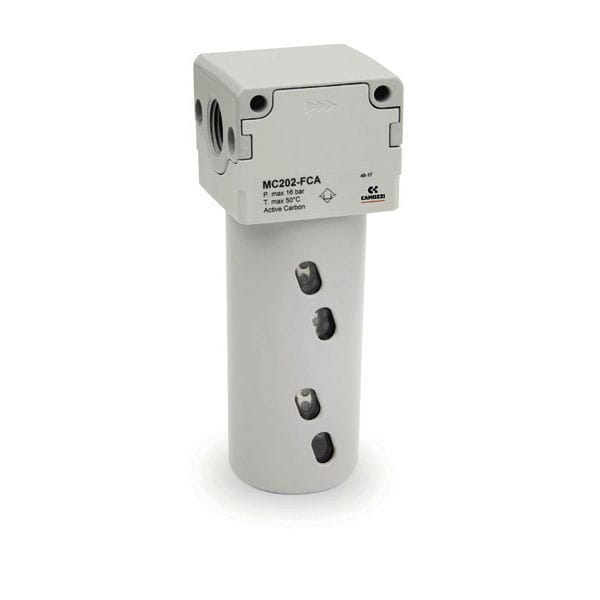 Cartridge filter MC series CAMOZZI AUTOMATION metal /