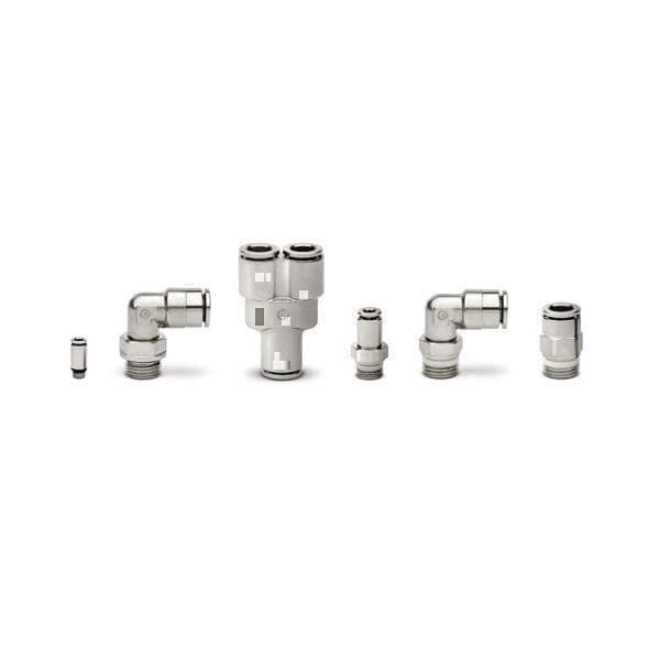 Nickelplated brass fitting 6000 series CAMOZZI AUTOMATION