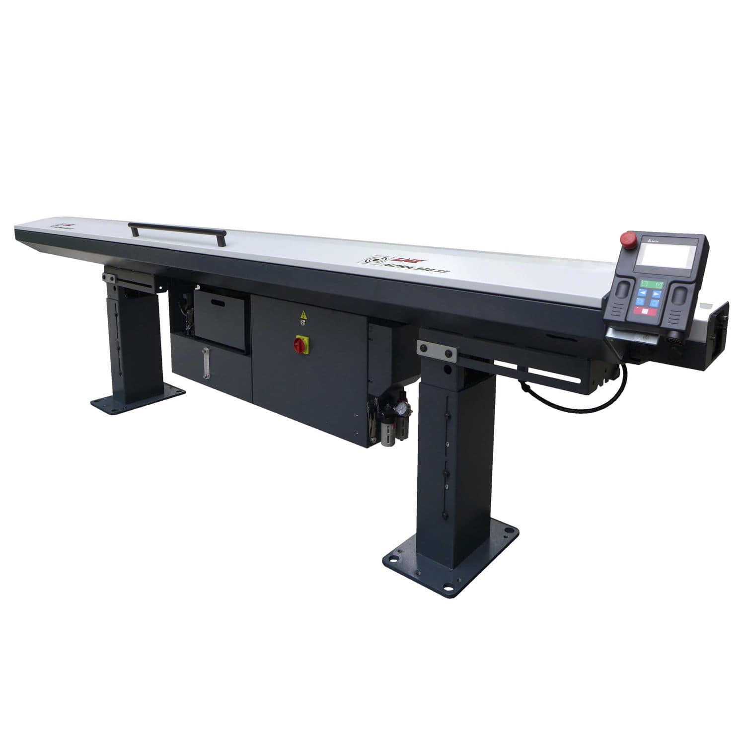 Hydrodynamic bar feeder Alpha 320 S3 LNS for lathes / automatic