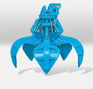Orange peel grab - MSOG series - MSB corporation - two-rope