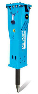 Hydraulic rock breaker - MS 700 - MSB corporation