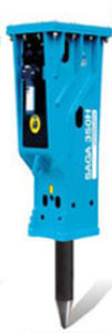 Hydraulic rock breaker - SAGA 350 - MSB corporation