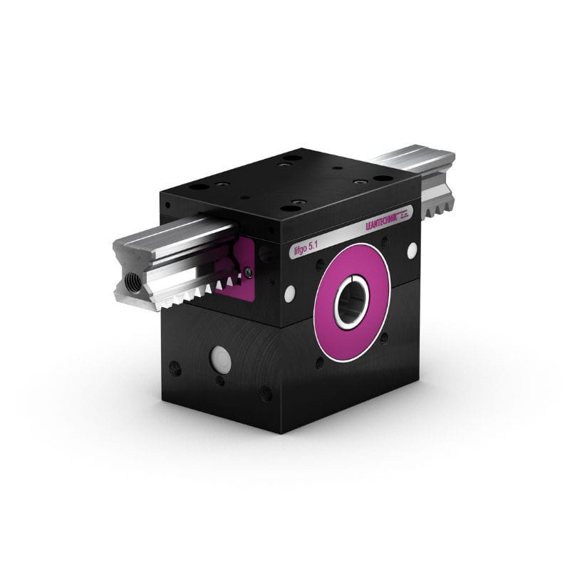 Rack and pinion drive LEANTECHNIK AG