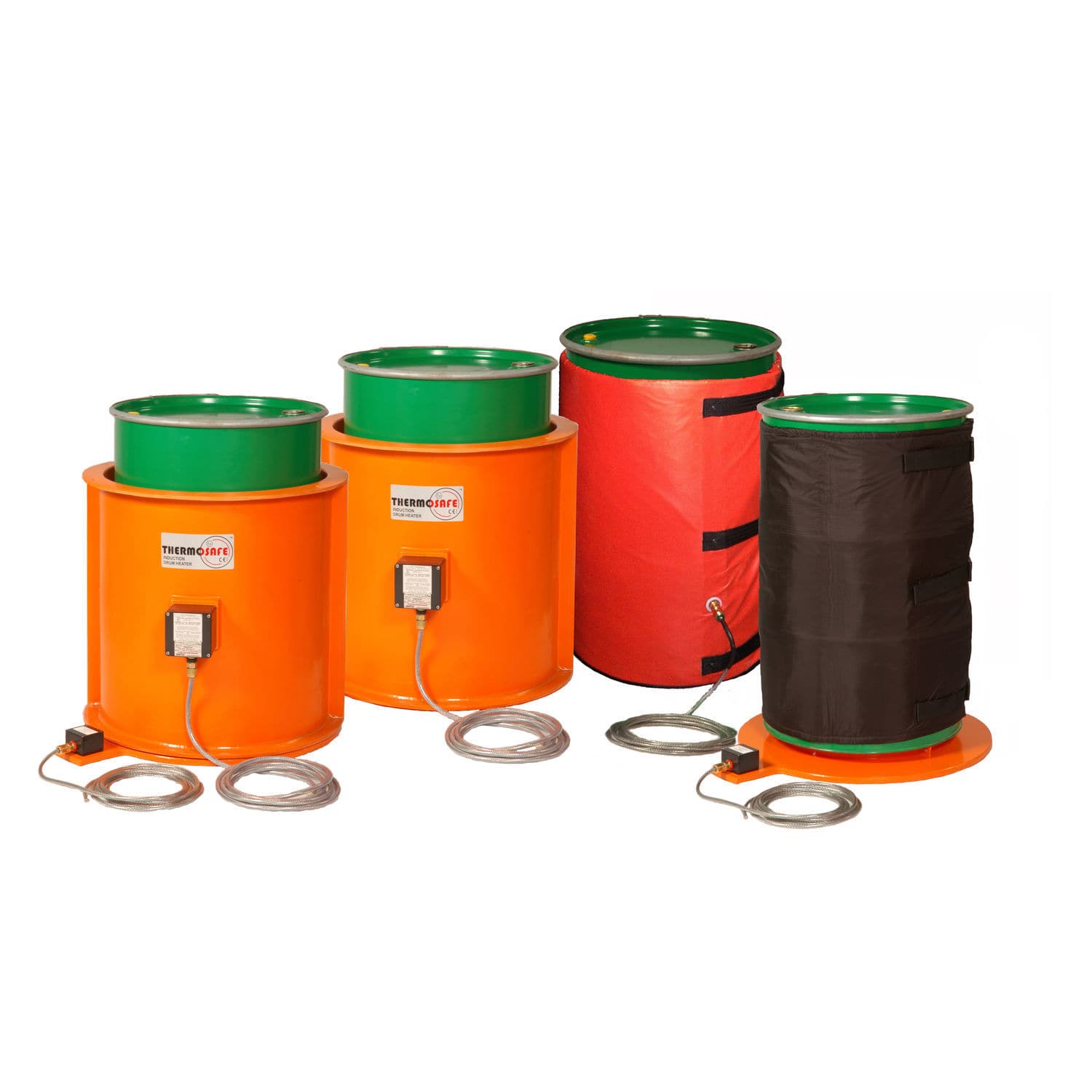 Belt drum heater LMK Thermosafe Ltd jacket / induction / high